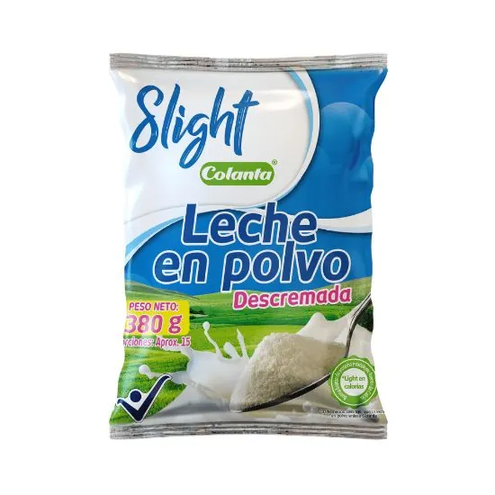 LPOLVO DESCREMADA SLIGHT COLANTAX380G