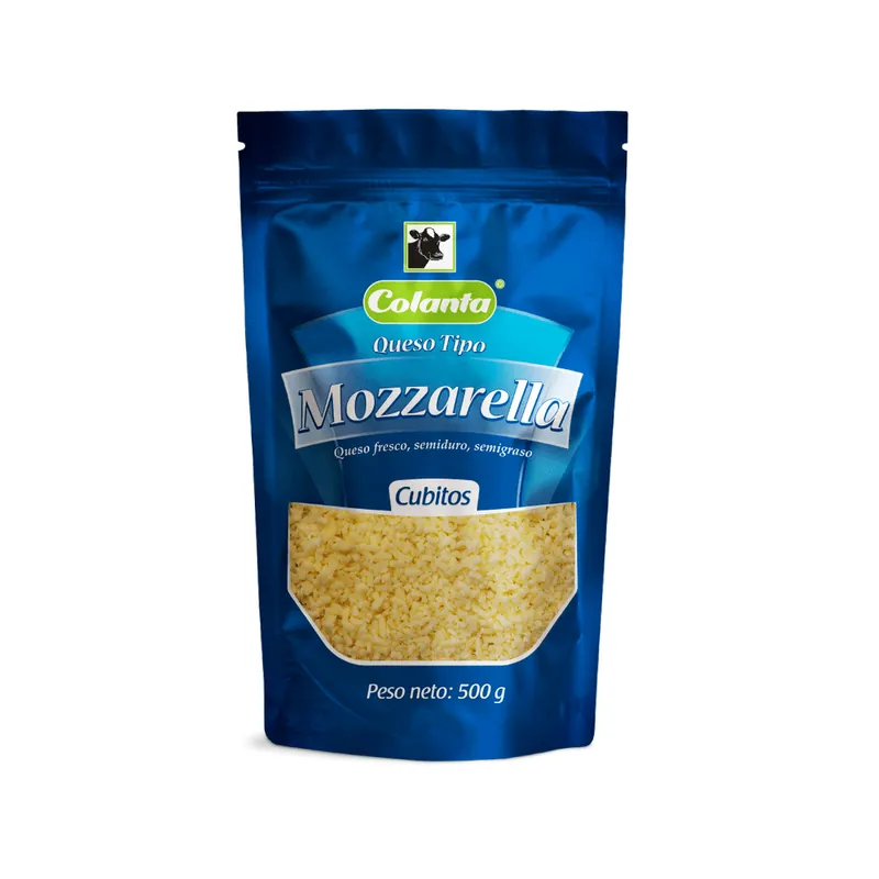 QUESO MOZARELLA CUBICADO X 500G
