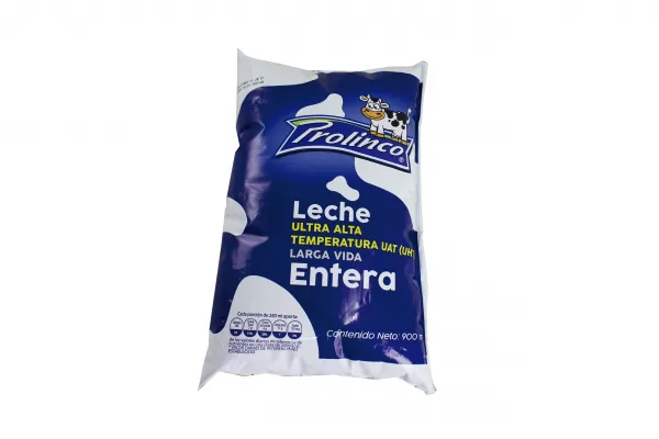 L.UHT ENTERA PROLINCO BOLSA X900ML X6U