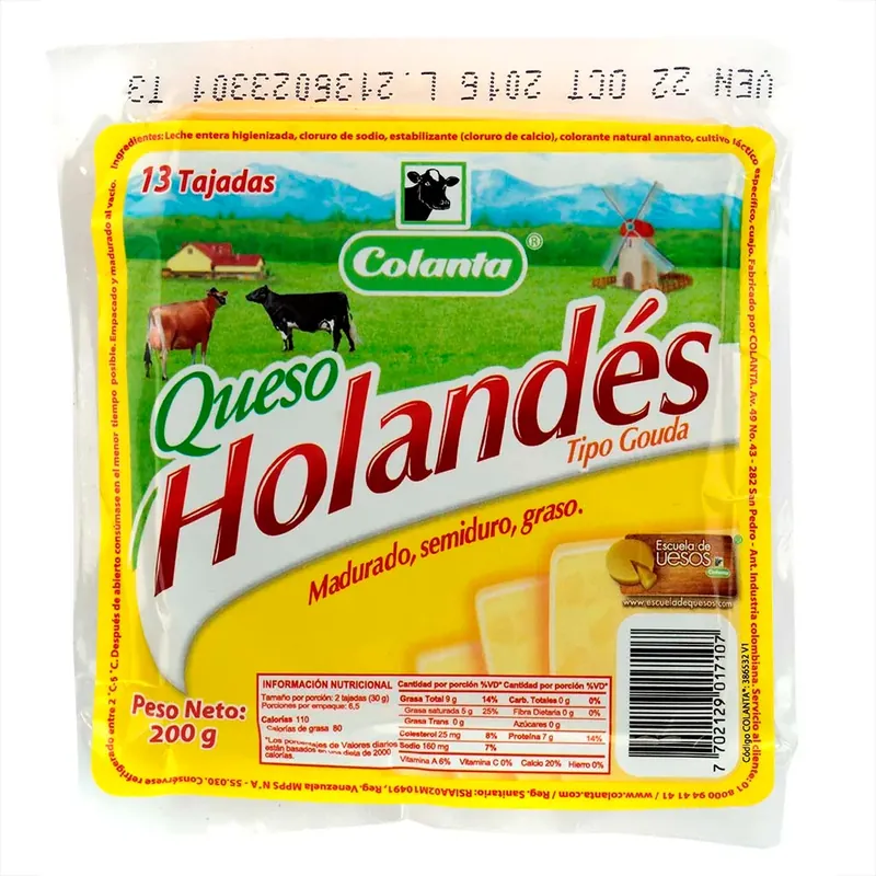 Queso Holandes Colanta