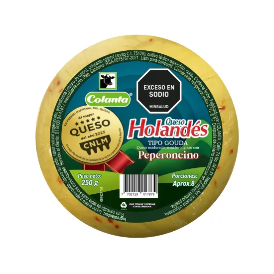 Q. HOLANDES EDI ESP 250GR (PEPPERONCINO)