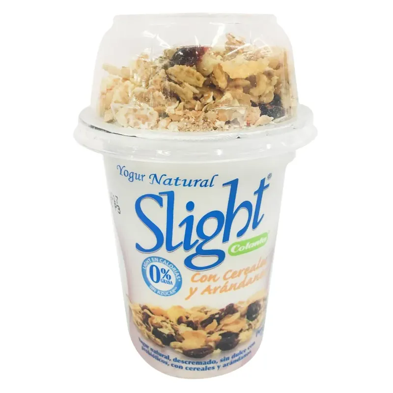 YOGUR SLIGHT CEREAL COLANTA X170G