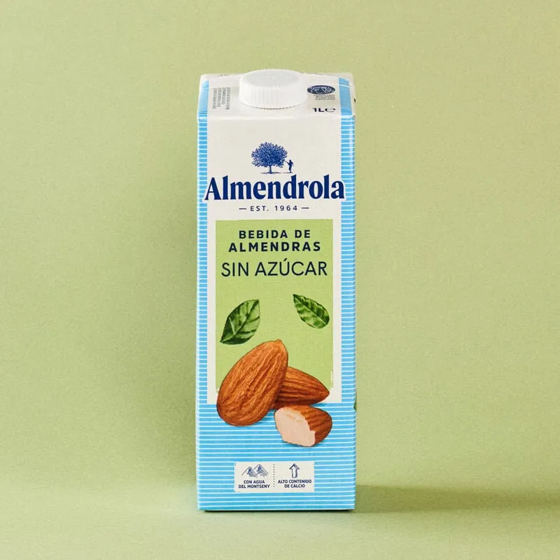 BEBIDA ALMENDRA SIN AZUCAR X 1L