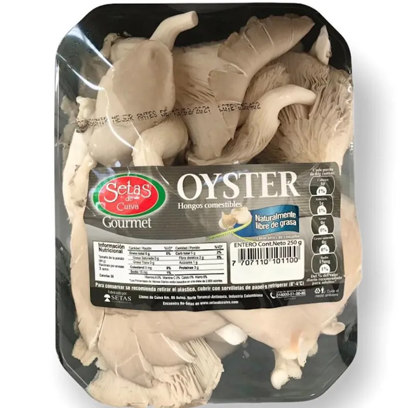 Champiñon Entero Oyster x 1000 G